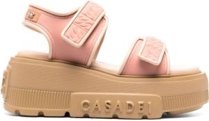 Casadei Nexus DNA 70mm platform sandals Pink