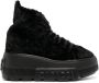 Casadei Nexus fleece-texture sneakers Black - Thumbnail 1