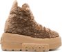 Casadei Nexus fleece-texture sneakers Neutrals - Thumbnail 1