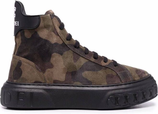Casadei Off road Generation X camouflage-print sneakers Green