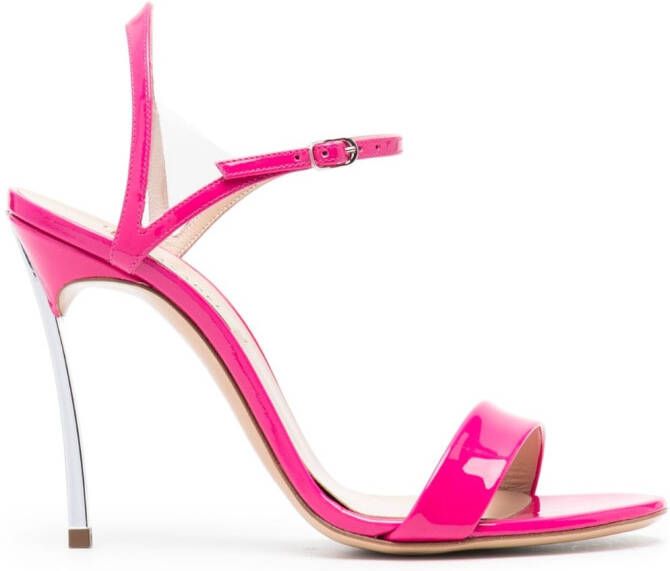 Casadei open-toe strap-detail sandals Pink
