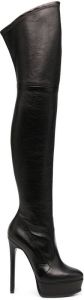 Casadei over the knee boots Black