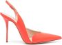 Casadei patent-leather slingback pumps Red - Thumbnail 1