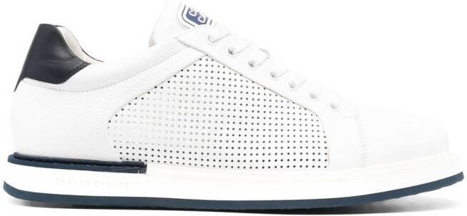 Casadei perforated low-top sneakers White