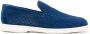 Casadei perforated slip-on loafers Blue - Thumbnail 1