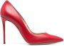 Casadei pointed leather pumps Red - Thumbnail 1