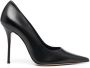 Casadei pointed-toe 110mm leather pumps Black - Thumbnail 1