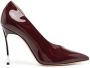 Casadei pointed-toe high-shine finish pumps Red - Thumbnail 1