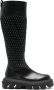 Casadei quilted leather boots Black - Thumbnail 1