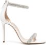 Casadei Scarlet 100mm leather sandals White - Thumbnail 1