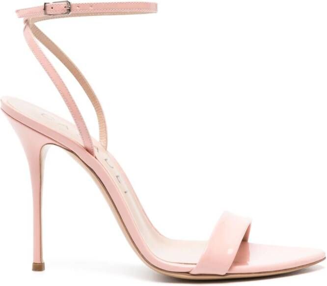 Casadei Scarlet Tiffany 115mm leather sandals Pink