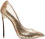 Casadei sequin-embellished 115mm heel pumps Gold - Thumbnail 1