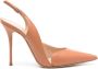 Casadei slingback leather pumps Brown - Thumbnail 1