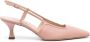 Casadei slingback leather pumps Pink - Thumbnail 1