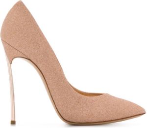 Casadei sparkle detail pumps Pink
