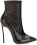 Casadei stiletto heel pointed toe boots Black - Thumbnail 1