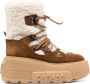 Casadei Stivali Polacco shearling-lining boots Brown - Thumbnail 1