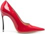 Casadei Superblade 100mm pointed-toe pumps Red - Thumbnail 1