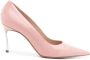 Casadei Superblade 80mm leather pumps Pink - Thumbnail 1