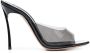 Casadei transparent 105mm heeled mules Black - Thumbnail 1