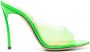Casadei transparent peep-toe sandals Green - Thumbnail 1