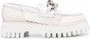 Casadei Webster Trappeur loafers White