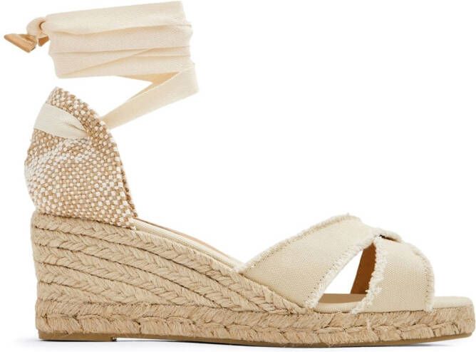 Castañer Bluma wedge-heel espadrilles Neutrals