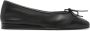Castañer bow-detail leather ballerina shoes Black - Thumbnail 1