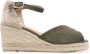 Castañer Carol canvas wedge espadrilles Green - Thumbnail 1
