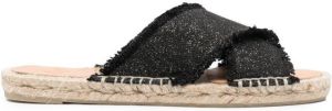 Castañer Palmera espadrille slides Black