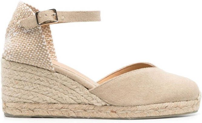 Castañer raffia-wedge espadrilles Neutrals