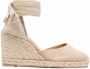 Castañer 90mm Carina wedge espadrilles Neutrals - Thumbnail 1