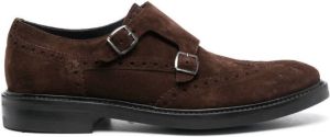 Cenere GB buckle-fastening monk shoes Brown