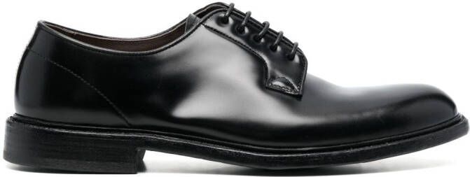 Cenere GB lace-up leather Oxford shoes Black