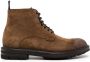 Cenere GB suede lace-up ankle boots Brown - Thumbnail 1