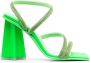 Chiara Ferragni 105mm crystal-strap sandals Green - Thumbnail 1