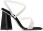 Chiara Ferragni glitter strap sculpted-heel sandals Black - Thumbnail 1