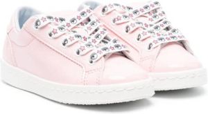 Chiara Ferragni Kids logo-print low-top sneakers Pink