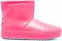 Chiara Ferragni logo-patch rubber ankle boots Pink - Thumbnail 1