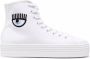 Chiara Ferragni patch-detail lace-up sneakers White - Thumbnail 1