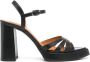 Chie Mihara 110mm Aniel leather sandals Black - Thumbnail 1
