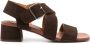 Chie Mihara 35mm Quisael suede sandals Brown - Thumbnail 1