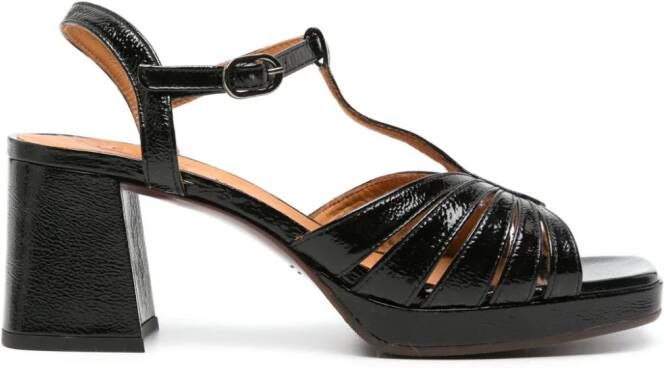 Chie Mihara 70mm Galta leather sandals Black