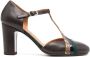 Chie Mihara 85mm round-toe leather pumps Brown - Thumbnail 1
