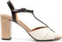 Chie Mihara 90mm Biagio leather sandals Neutrals - Thumbnail 1