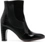 Chie Mihara 90mm crocodile-effect leather boots Black - Thumbnail 1