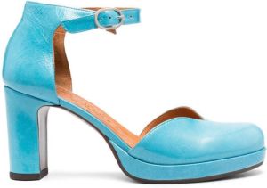 Chie Mihara 90mm heeled leather pumps Blue