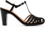 Chie Mihara 90mm high-heel caged-design sandals Black - Thumbnail 1
