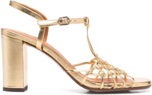 Chie Mihara 90mm open-toe sandals Gold