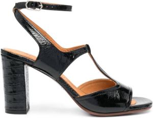Chie Mihara 95mm heeled leather sandals Black